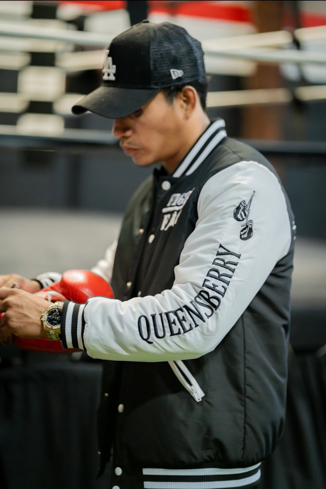 Fight Fan Bomber Jacket (The Sweet Science)