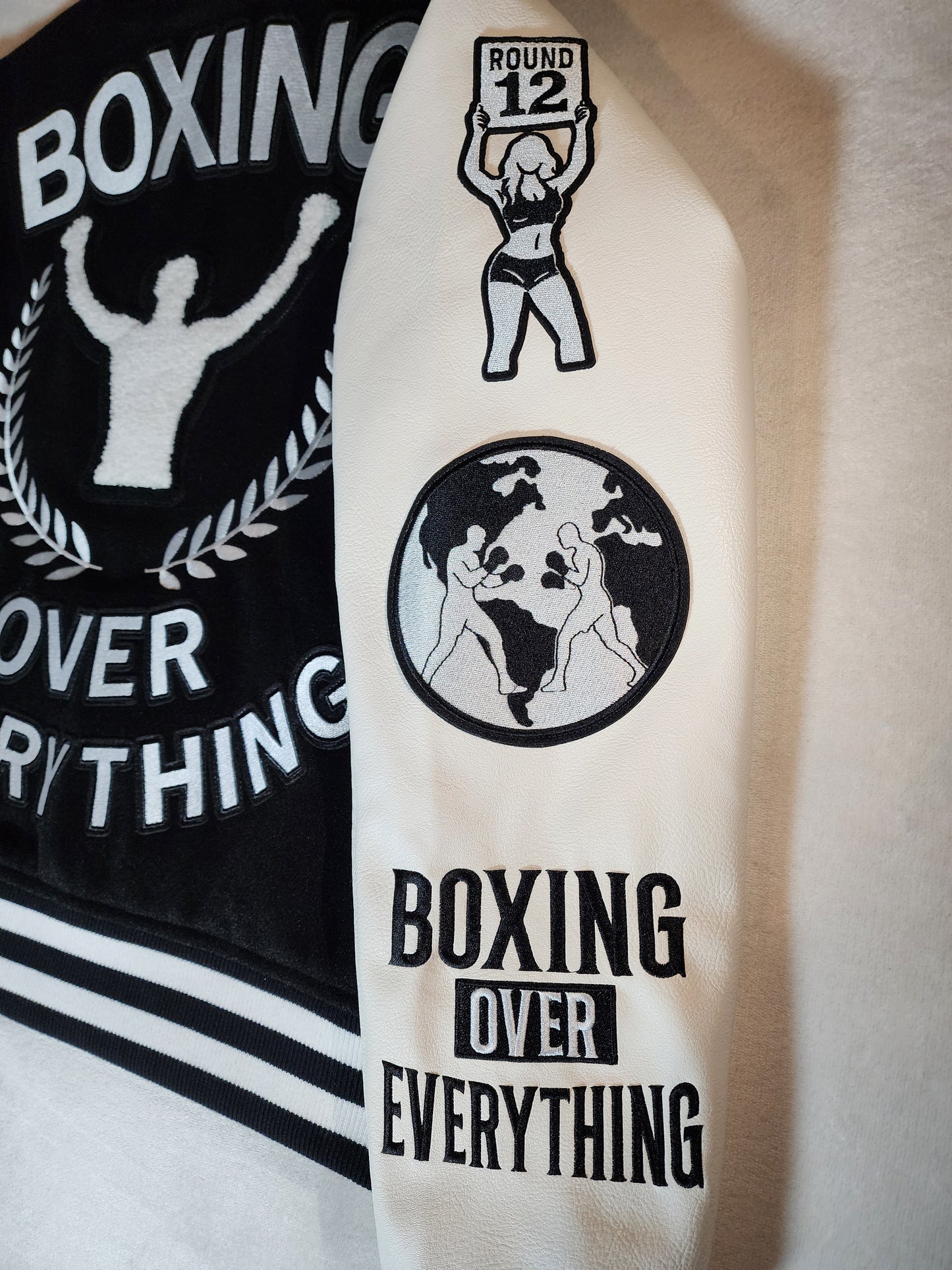 Boxing Over Everything Varisty Jacket