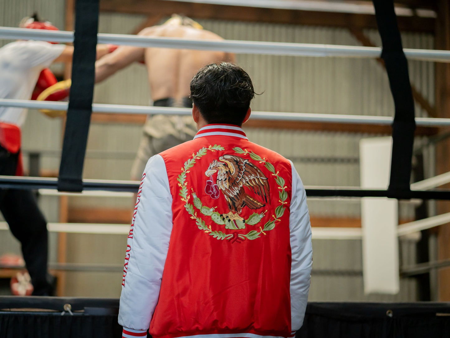 Fight Fan Bomber Jacket (Mexican Pride)